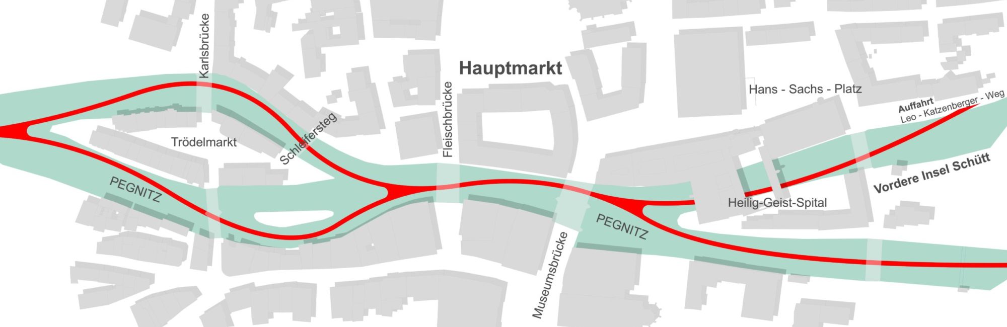 Schwimmender Pegnitzradweg | Floating Cycle Lane